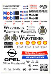 decal general sponsors Opel - DTM